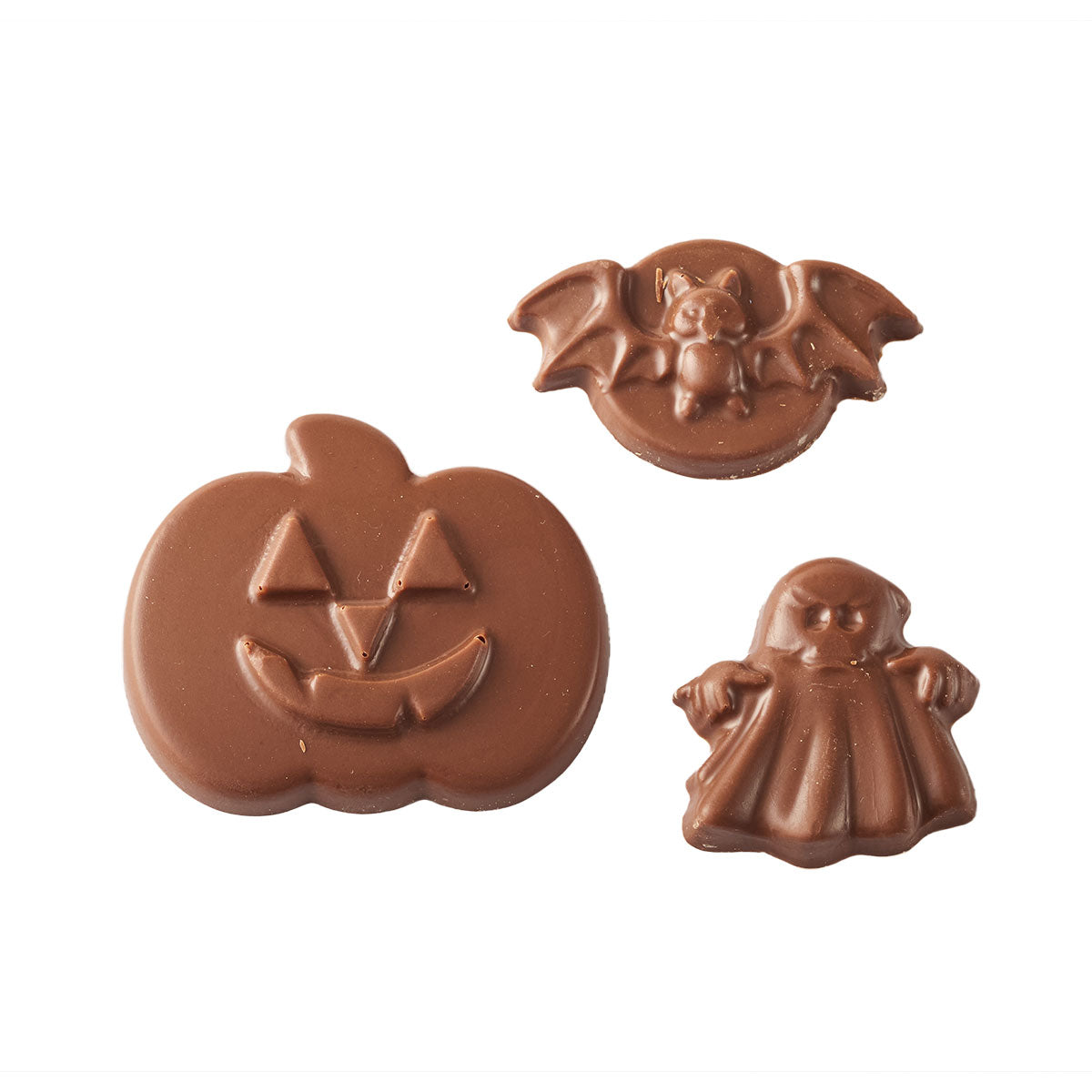 Halloween Chocolate Jack-O-Lanterns, Ghosts, Goblins & Ghouls