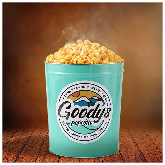 Large Popcorn Tin