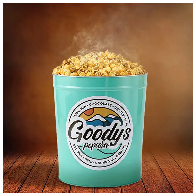 Large Popcorn Tin