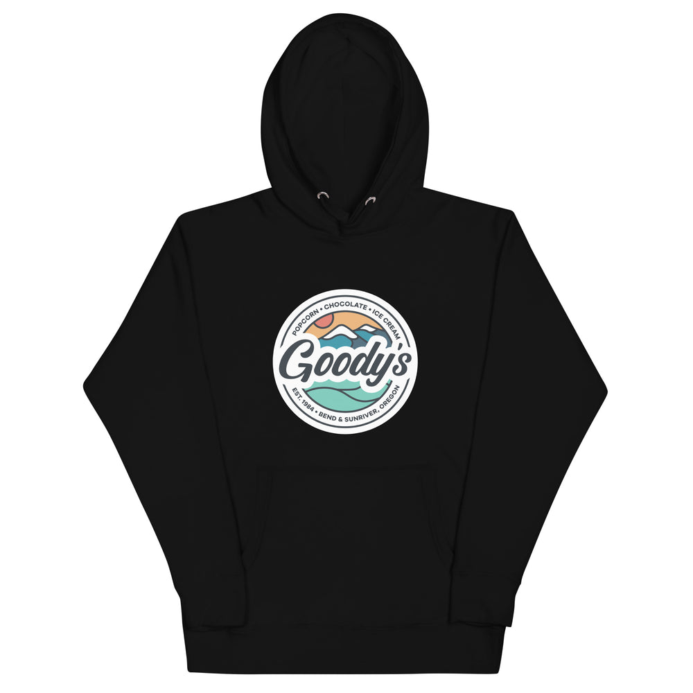 Unisex Dark Colored Badge Hoodie