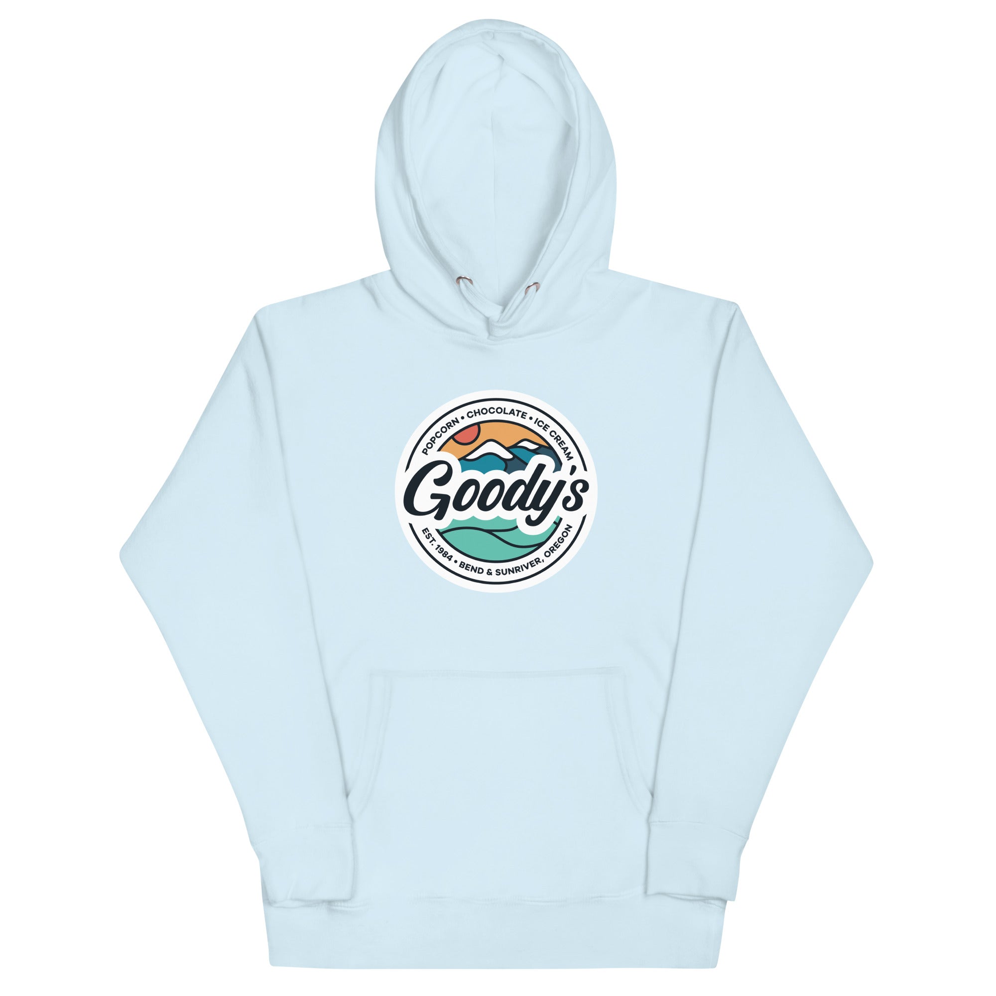 Unisex Light Colored Badge Hoodie