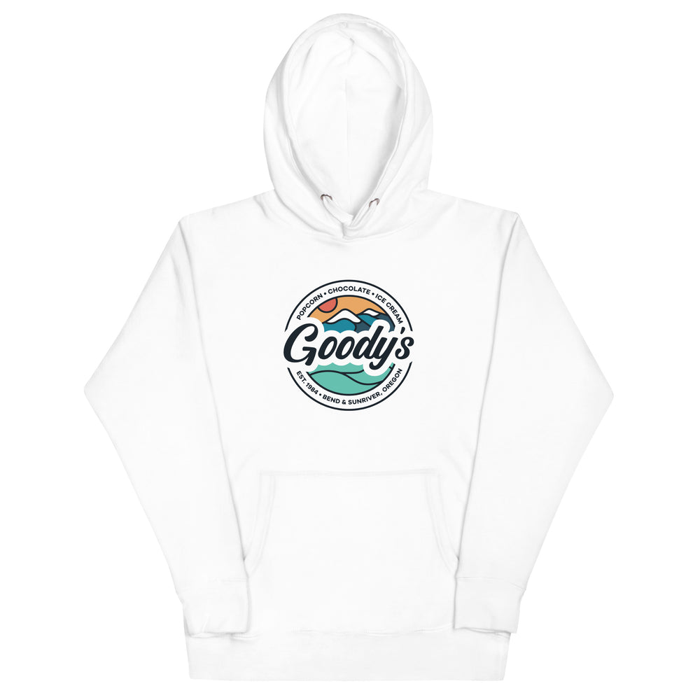 Unisex Light Colored Badge Hoodie