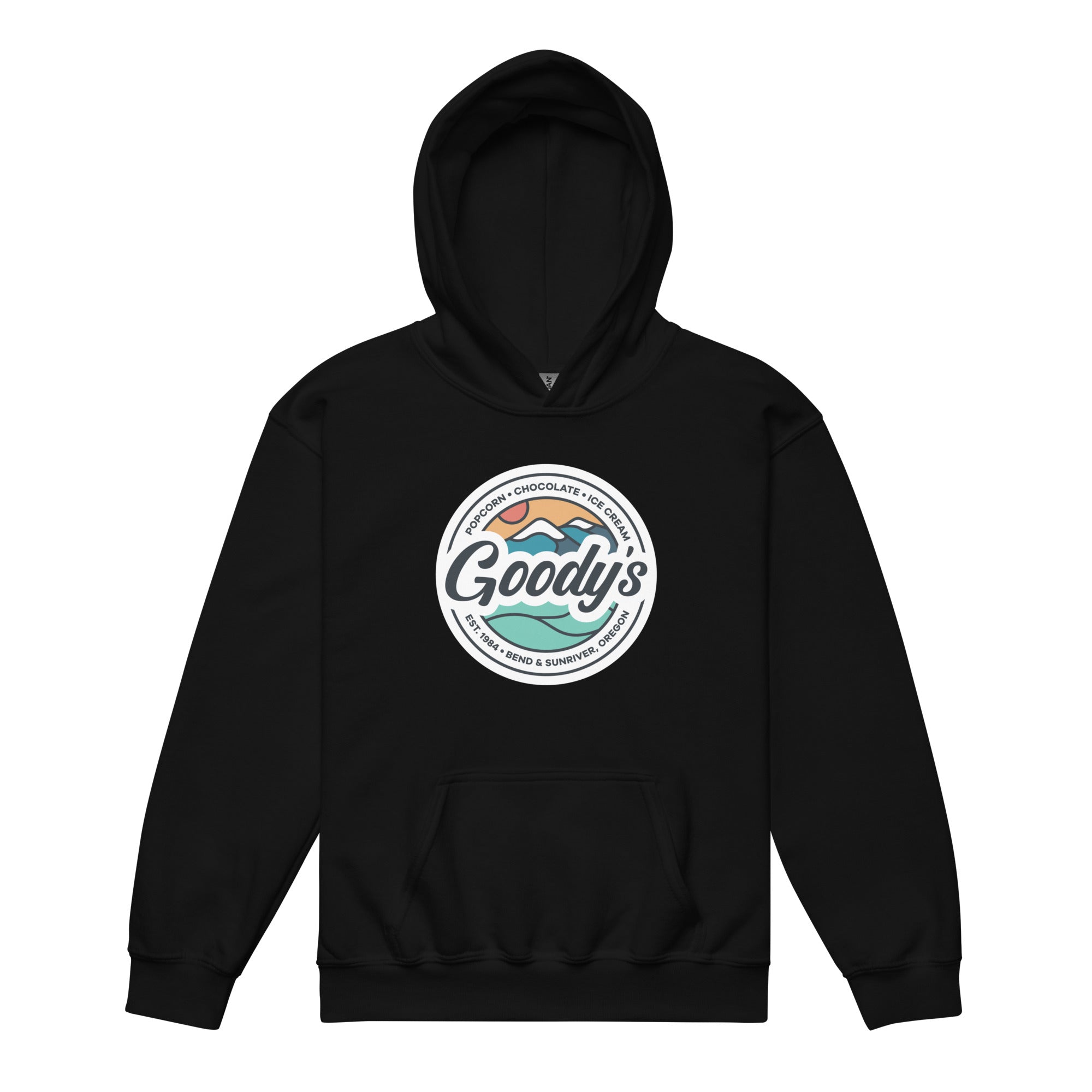 Youth Heavy Blend Badge Hoodie